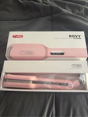 TYMO Pink Compact Wave Curling Iron - ROVY Series